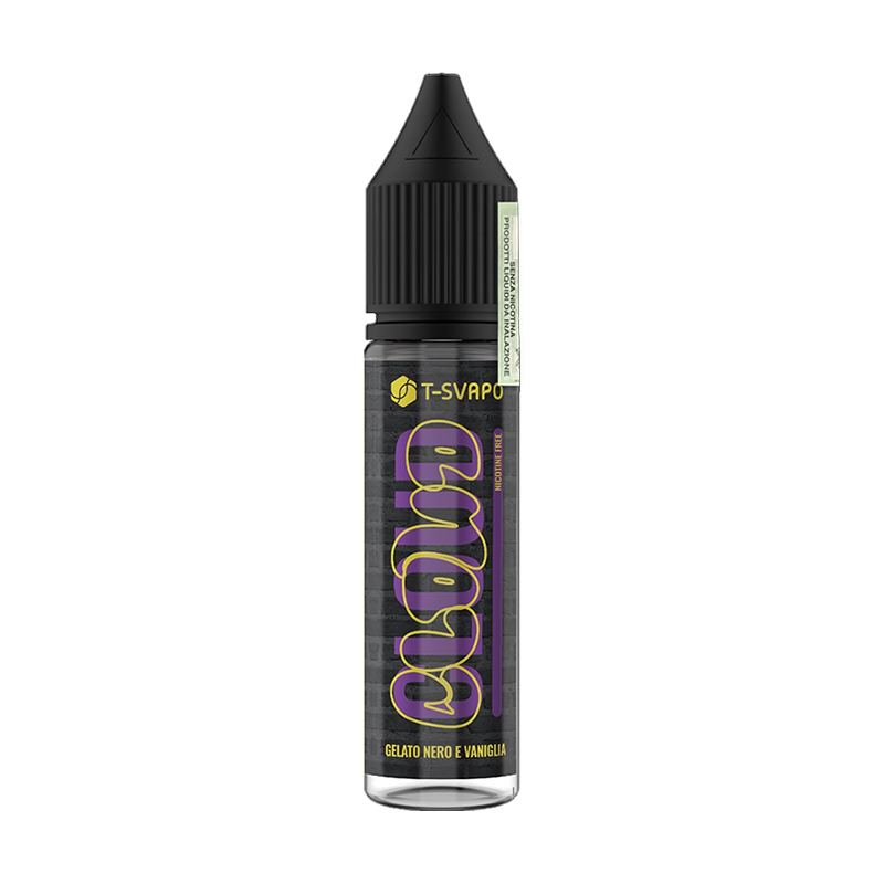 T-Svapo Cloud Gelato Nero e Vaniglia – Aroma Mini Shot 10ml