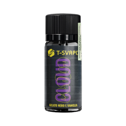 T-Svapo Cloud Gelato Nero e Vaniglia - Aroma 10ml