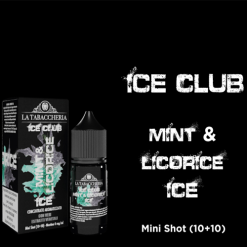 La Tabaccheria Ice Club Mint & Licorice Ice – Aroma Mini Shot 10+10