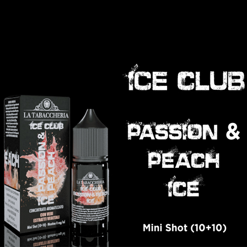 La Tabaccheria Ice Club Passion & Peach Ice – Aroma Mini Shot 10+10