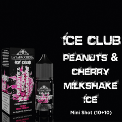 La Tabaccheria Ice Club Peanuts & Cherry Milkshake Ice – Aroma Mini Shot 10+10