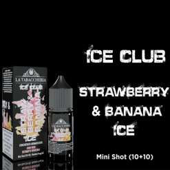 La Tabaccheria Ice Club Strawberry & Banana Ice – Aroma Mini Shot 10+10