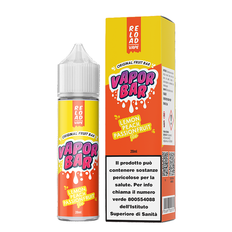 VaporBar Lemon Peach Passionfruit Ice - Aroma Shot 20ml
