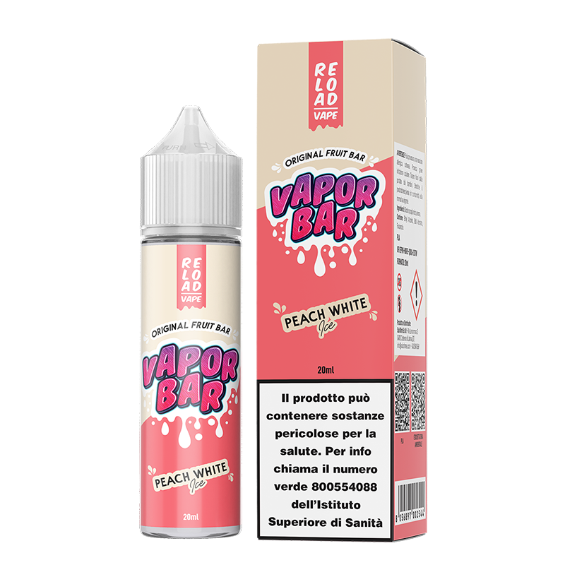 VaporBar Peach White Ice - Aroma Shot 20ml