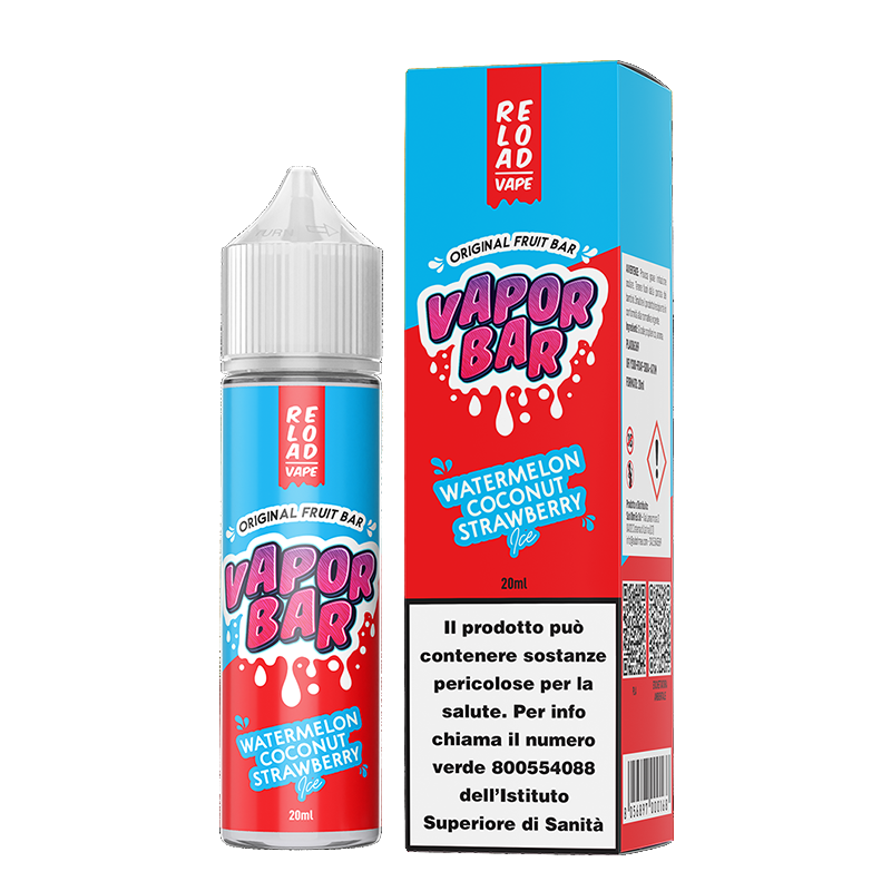VaporBar Watermelon Coconut Strawberry Ice - Aroma Shot 20ml