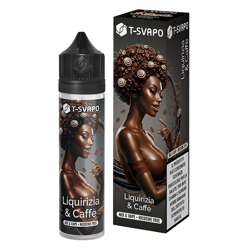 T-Svapo Naomi Liquirizia e Caffè - Scomposto 20ml