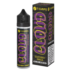 T-Svapo Cloud Gelato Nero e Vaniglia - Scomposto 20ml
